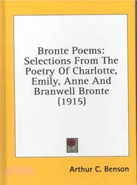 在飛比找三民網路書店優惠-Bronte Poems ― Selections from