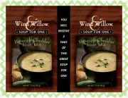 WIND AND WILLOW 2 Packets Soup for One Broccoli Cheddar~Expiration Date July2025