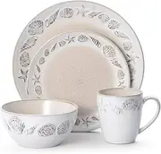 [Pfaltzgraff] Panama 16-Piece Dinnerware Set, Beige
