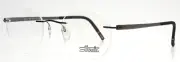 SILHOUETTE 5529 EP 6660 Grey Unisex Round Eyeglasses 48-20-140 B:42.6