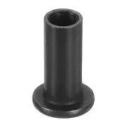 M6 T-nuts, 20pcs Carbon Steel Hex Socket Head Insert Nut 18mm Height, Black
