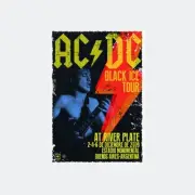 AC/DC Black Ice Tour Poster