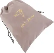 [WRITWAA] Portable Drawstring Hair Dryer Storage Bag Durable Fabric Pouch for Travel Hair Dryer Reusable and Convenient Storage