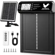 Automatic Chicken Coop Door Solar Powered with Timer/Light Sensor Solar Chick...