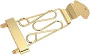 Kisangel Deluxe Golden Frame Tailpiece for String Guitar and Guitar Solid Replacement for Upgrading Broken Old Tailpiece