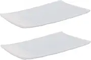 BUGUUYO 2pcs Pet Box Pad Puppy Cat Carrier Handles Waterproof Dog Pads Dog Jumper Paw Skunk Odor for Dogs Waterproof Pee Pad Automatic Dog Pee Pad Portable Pet Pee Mat Cotton White