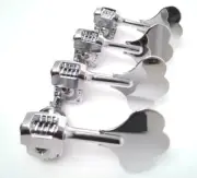 True Custom Shop® Chrome SUPER Lightweight Cloverleaf Tuner Set for Fender Bass