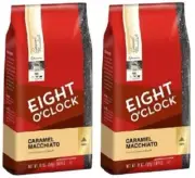 Eight O'clock Caramel Macchiato Ground Coffee 2 Bag Pack