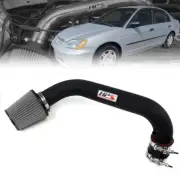 HPS Black Shortram Air Intake w/Filter For 01-05 Honda Civic DX EX LX VI 1.7L (for: Honda)