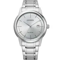 在飛比找ETMall東森購物網優惠-CITIZEN 星辰 簡約商務光動能腕錶-AW1231-66