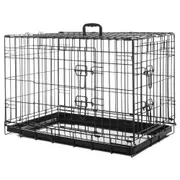 Royale Portable Collapsible Metal Frame Kennel 76cm Cat/Dog/Puppy Crate/Cage