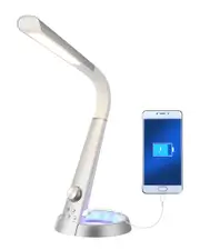 JONATHAN Y 19in Adjustable Head Dimmable USB Charging LED Task Lamp