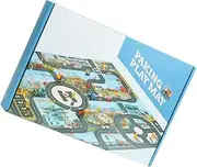Cabilock 1 Set Traffic Learning Game Pad for Cognitive with Traffic Signs Fun Indoor Play Mat for Early Education and Engagement