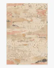 200' x 290' | Machine Washable Runner Rug | Kid & Pet Friendly | Indoor Rug | Gaia Ivory Multicolour Flatwoven Rug | Ruggable