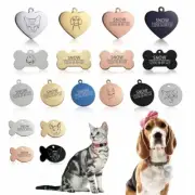 Custom Cat Dog ID Tag Free Engraving Personalized Name Collar Necklace Accessory
