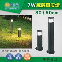 在飛比找蝦皮購物優惠-【築光坊】舞光 LED 7W 威廉草皮燈 30/50cm 步