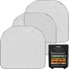 GWY Air Fryer Dehydrator Racks 3 Pack, Oven Accessories, Silver