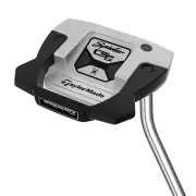 NEW MEN'S LEFT HAND 35" TAYLORMADE SPIDER GTX SILVER SINGLE BEND PUTTER + HC