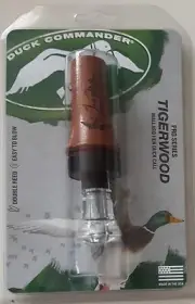 Duck Commander Jase Robertson Pro Series Double Reed Duck Call Tigerwood DCPROTW