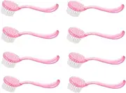 VINTORKY 8pcs Face Clean Brush Skin Friendly Facial Nail Cleansing Brushes Compact Portable for Makeup Removal and Pore Cleansing Random Colors Random Color