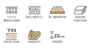 【DH】商品名稱老K牌硬式6尺雙人加大床墊(圖一)台灣製.可訂做.備有現貨可試躺.可刷卡分期付款.主要地區免運費