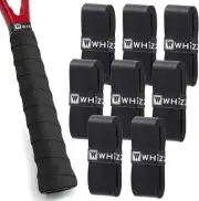 Tennis Racket Grip Tape, 8 Pack Precut Anti Slip Black