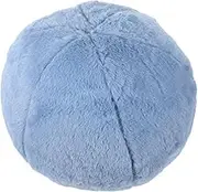 ERINGOGO Cozy Furry Ball Pillow Plush Round Cushion for Chair Car Decorative Soft Throw Pillow for Bedroom and Living Lightweight and Comfortable Rabbit Fur