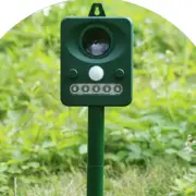 Solar Powered Birds with White Light Waterproof with PIR Sensor for Repelling
