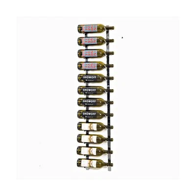 VintageView W Series Luxe Wine Rack 3 - Single Depth, Metal Wall Mounted Wine...