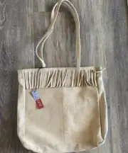 Brand New with Tags Linea Pelle Fringed Suede Leather Tote Bag
