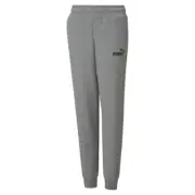 Puma Essentials Logo Pants Youth Boys Grey Casual Athletic Bottoms 58697303