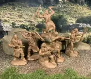 Paragon PS003BU "Apaches Set #2 (BUCKSKIN)" 54mm Plastic Toy Soldiers