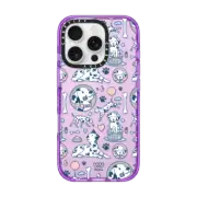 iPhone 16 Pro Impact Case Dalmatian is love by shinkiru