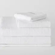 Sheridan Living Textures Towel Collection in White Size: Bath Sheet Material: Cotton @Sheridan Rewards