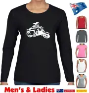 Vespa T shirt Scooter Tee motorbike motorcycle top Retro Funny T-shirts