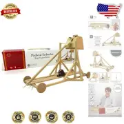 Medieval Trebuchet Engineering Kit - Exciting 3D Wood Craft for Kids & Adults
