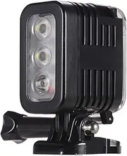 Video Light Diving Light 5500-6000K 300Lux Underwater 30m Wide Angle Micro USB Charging for Hero 7 6 5 4 3+ 3 Session and lar Sized Action Cameras Black One Size