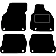 FOR AUDI A6 C5 ALLROAD 2000 TO 2005 TAILORED CARPET CAR FLOOR MATS SET (8 CLIPS)