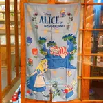 真愛日本 愛麗絲門簾 長門簾 85X150CM ALICE 愛麗絲花園藍 愛麗絲夢遊仙境 門簾 隔間簾 免打孔 浴室 掛簾半簾 4710891161389