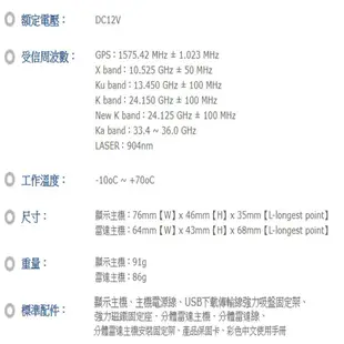 南極星 GPS 858 彩屏雙顯示 分體測速器