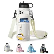 Water Bottle Holder with Strap for Hydroflask 32oz 40oz 32 Ounces Cream