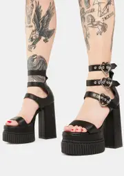 [Lamoda] Painkiller Platform Creeper Sandals