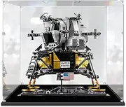 Acrylic Display Case for Lego 10266 Creator NASA Apollo 11 Lunar Lander Figure Storage Box Dust Proof Glue Free