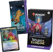 Magic: The Gathering Wilds of Eldraine Commander Deck - FAE Dominion (100-Card Deck, 2-Card Collector Booster Sample Pack + Accessories)