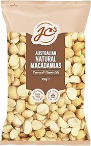 J.C.'s Quality Foods Australian Macadamias Natural 350G