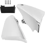 Battery Cover Chrome Motorcycle Battery Side Fairing Covers Frame Guard Fit For Kawasaki Vulcan VN900 Classic Custom 2006-2020 Motorcycle Battery Cover