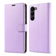 For Samsung phone Holster S24 phone case flip cover protective case purple