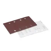 120-Grit 8-Holes Hook and Loop Sanding Sheet 7.3" x 3.6" Wet Dry Sandpaper 5pcs