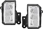 SILILAN 1Pair Car Light DRL Fog Light Fit for Subaru Forester SK 2019 2020 2021 Auto Driving Lamp Daytime Running Light Bumper Lamp A