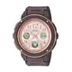 【CASIO】BABY-G 秋雅機能雙顯錶 樹脂錶帶深茶色 防水100米 BGA-150PG-5B1 台灣卡西歐保固一年